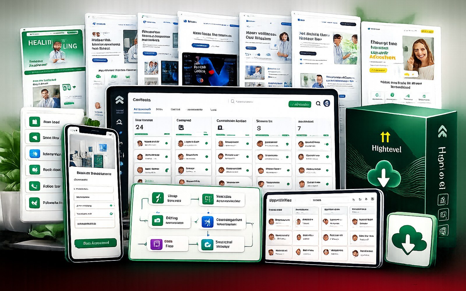 Click-to-Chair System: funnels, patient CRM dashboard and automations